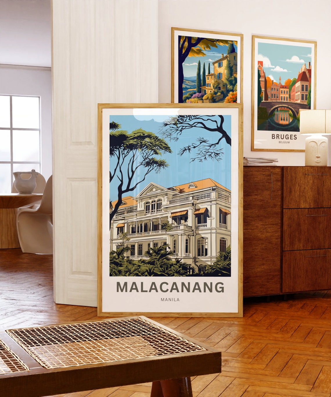 Malacanang Manila Philippines Historic Palace Illustration Poster - Image 5