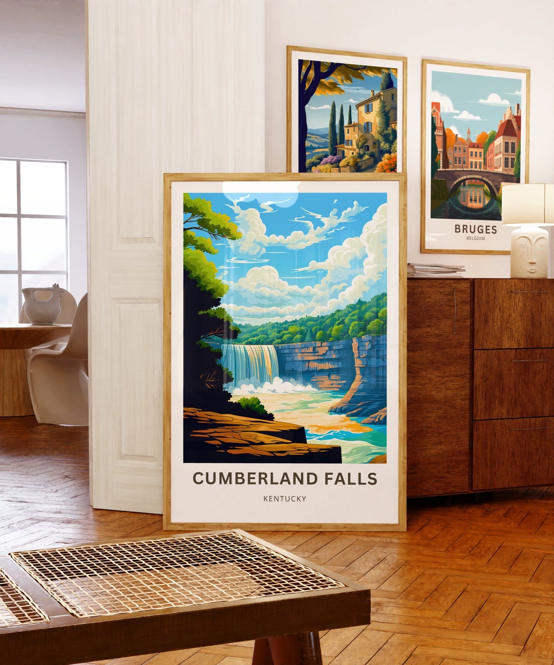 Cumberland Falls Kentucky Waterfall Gorge Nature Travel Poster - Image 5