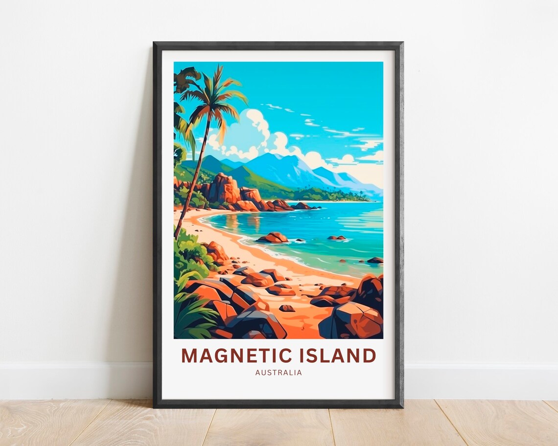 Magnetic Island Present Gift Travel Poster