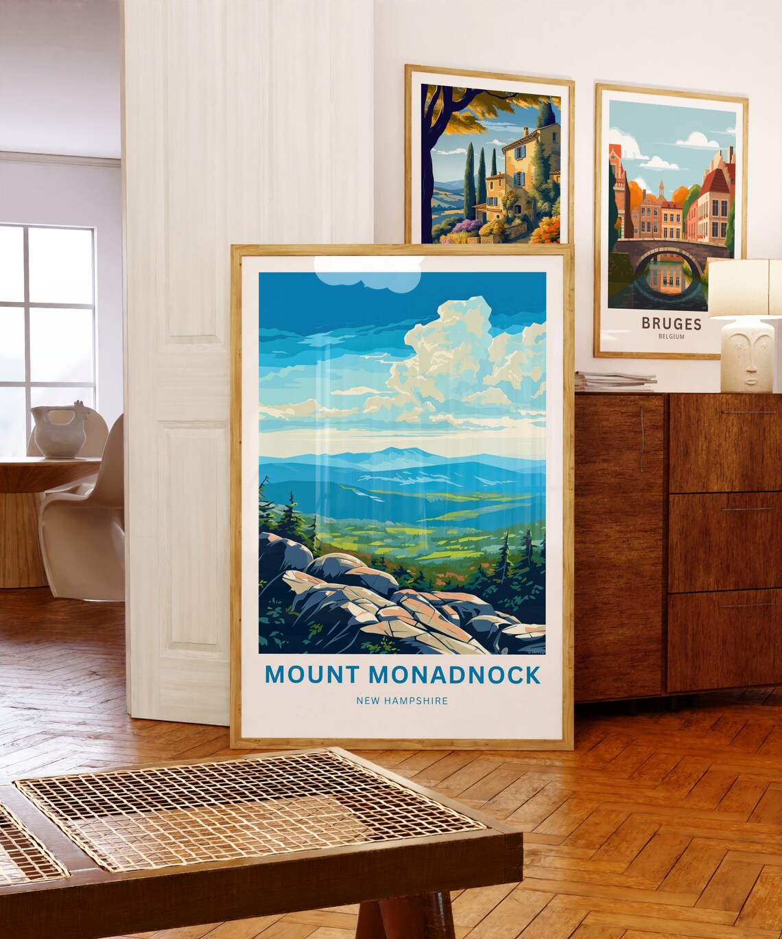 Mount Monadnock Travel Poster, New Hampshire Landscape - Image 5