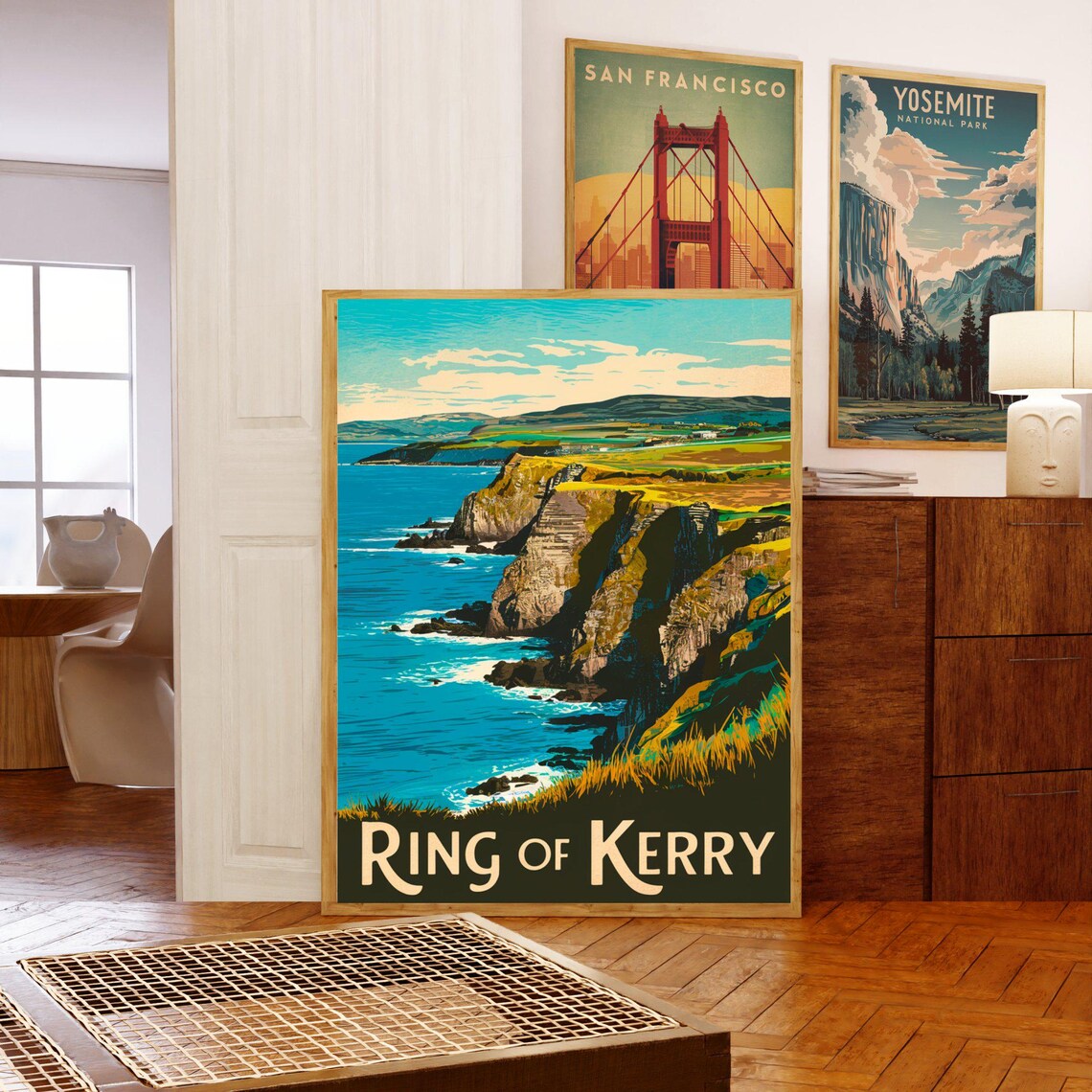 Ring of Kerry Ireland Wild Atlantic Way Coastal Scenic Travel Poster - Image 5