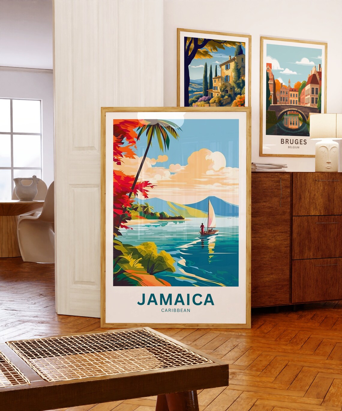 Jamaica Travel Print Caribbean Present Poster - Image 5