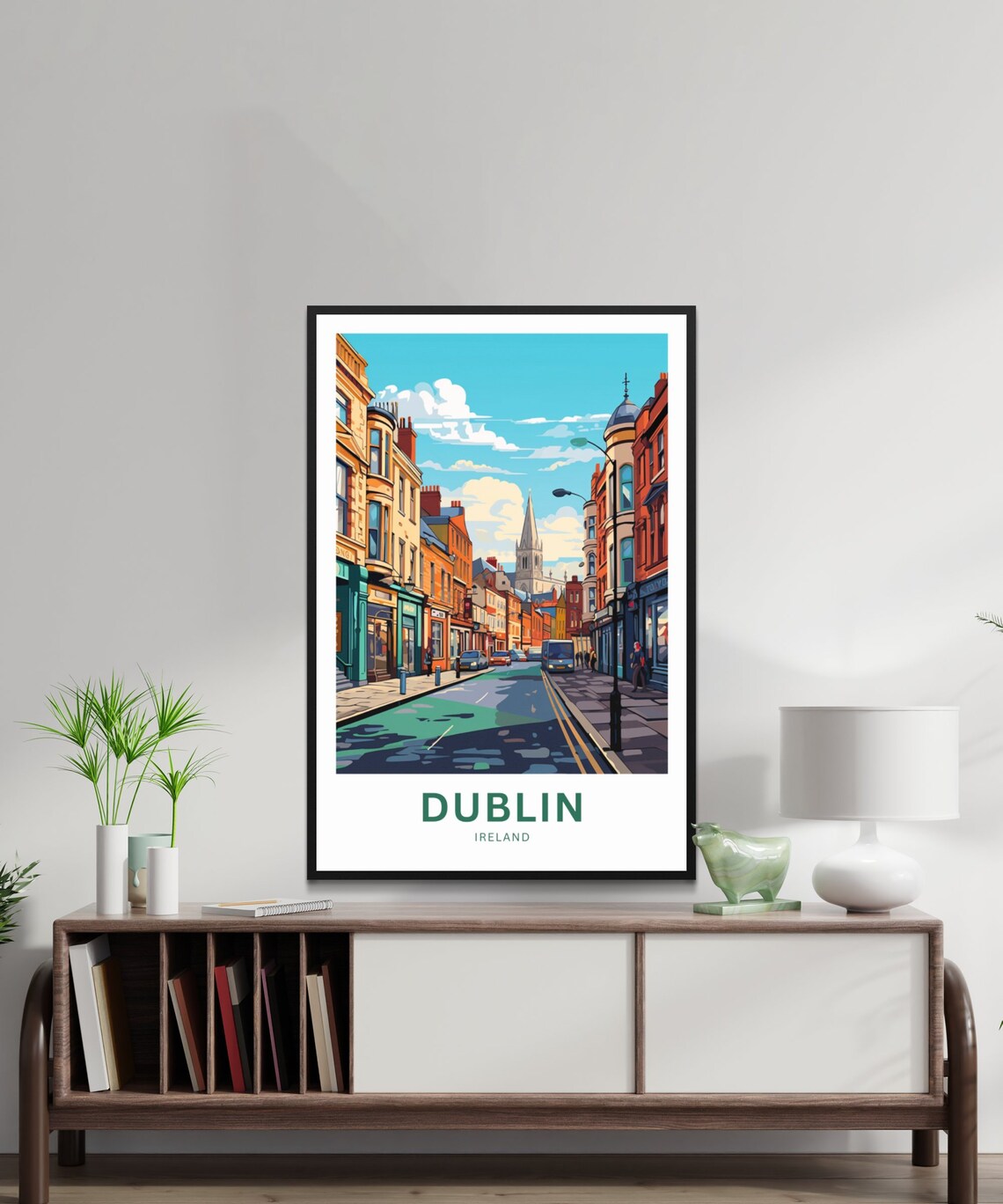 Dublin Ireland Gift Travel Poster - Image 2