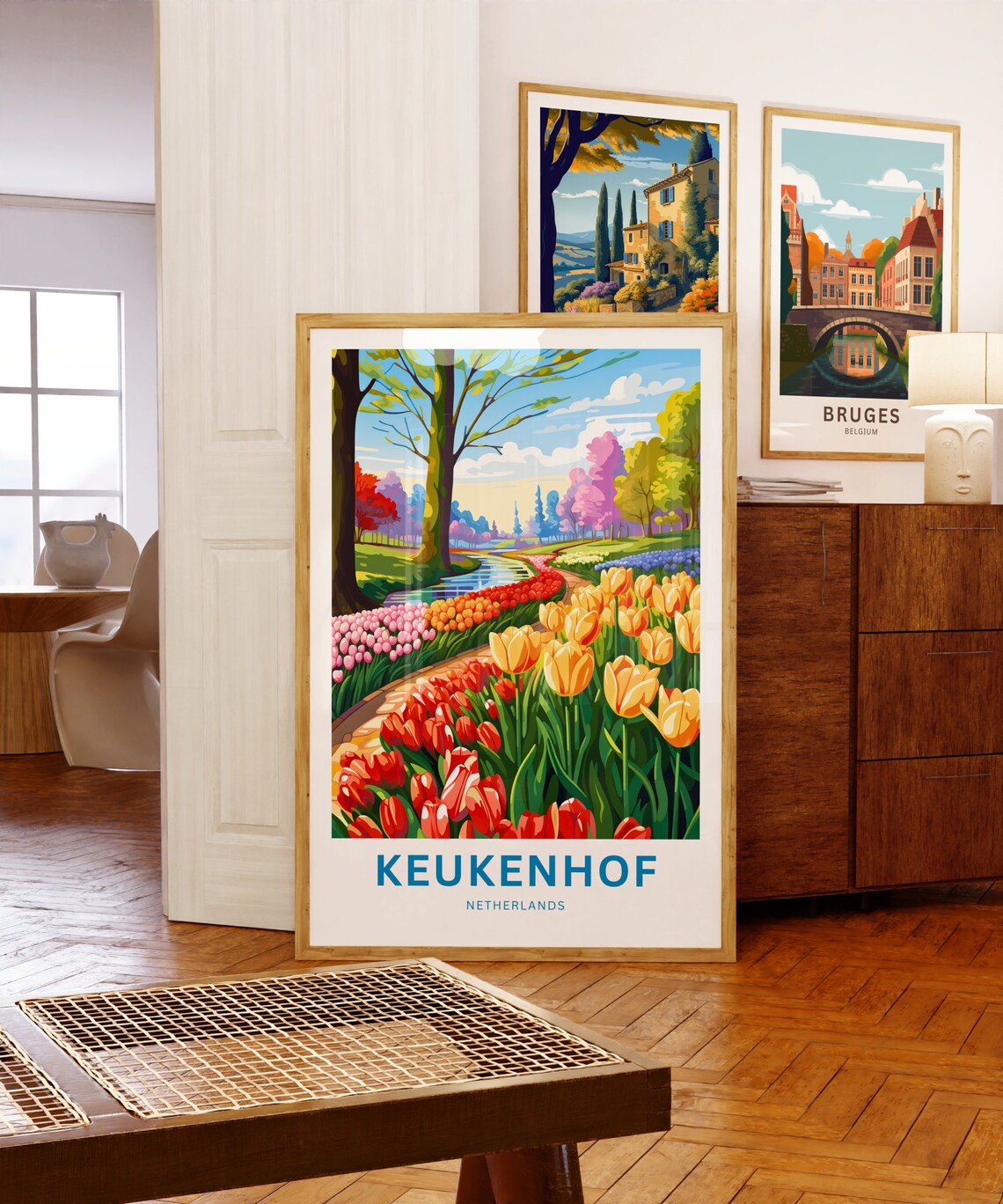Keukenhof Travel Poster, Netherlands Wall Art - Image 5