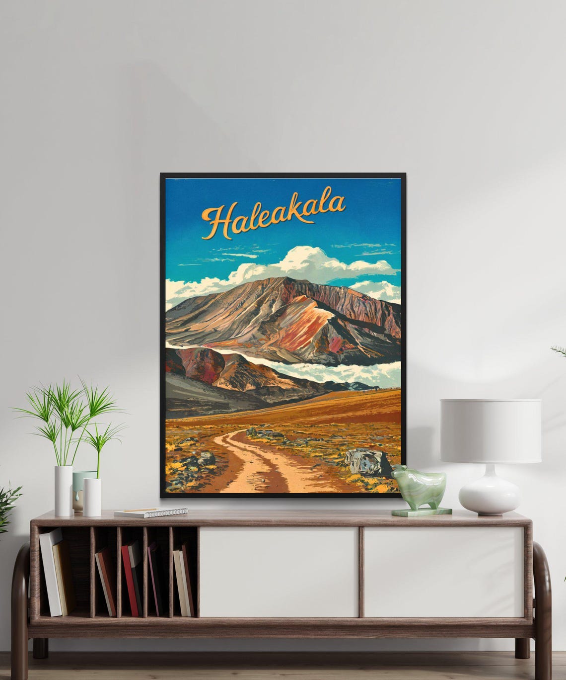 Haleakala Hawaii Volcano Sunset Classic Vintage Travel Poster - Image 3