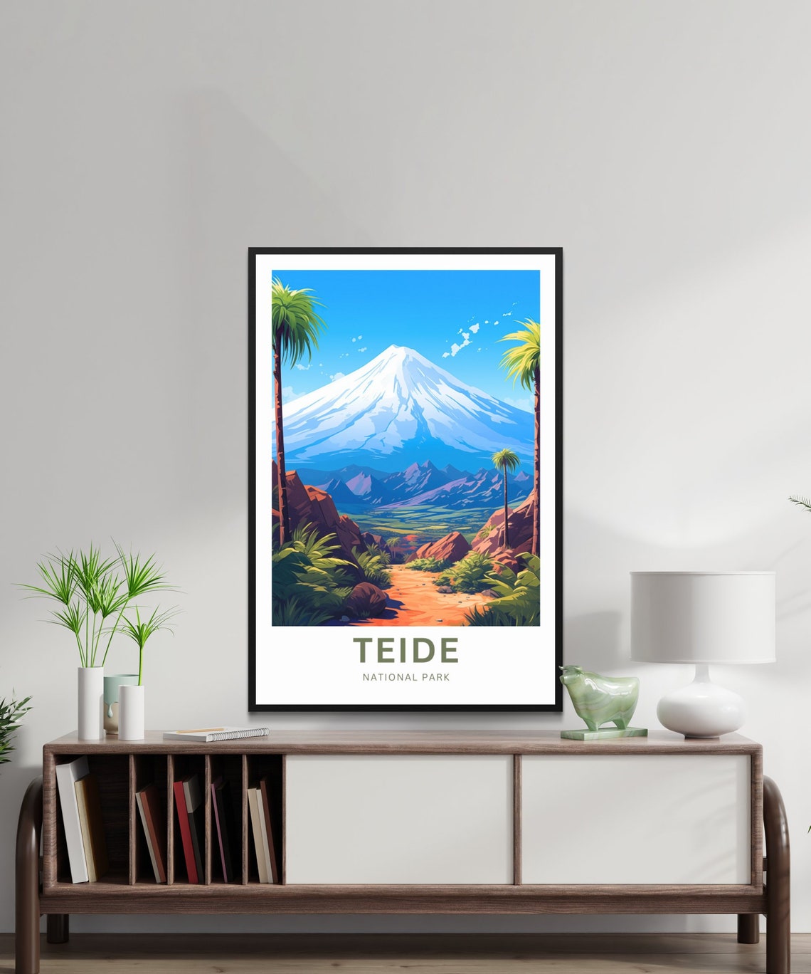 Personalized Teide National Park Volcano Scenic Travel Poster - Image 2