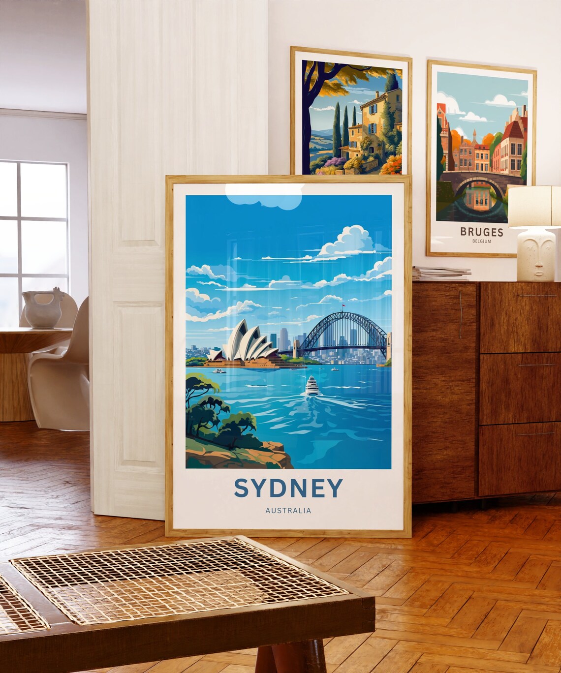 Personalized Sydney Travel Poster, Australia Wall Art - Image 3