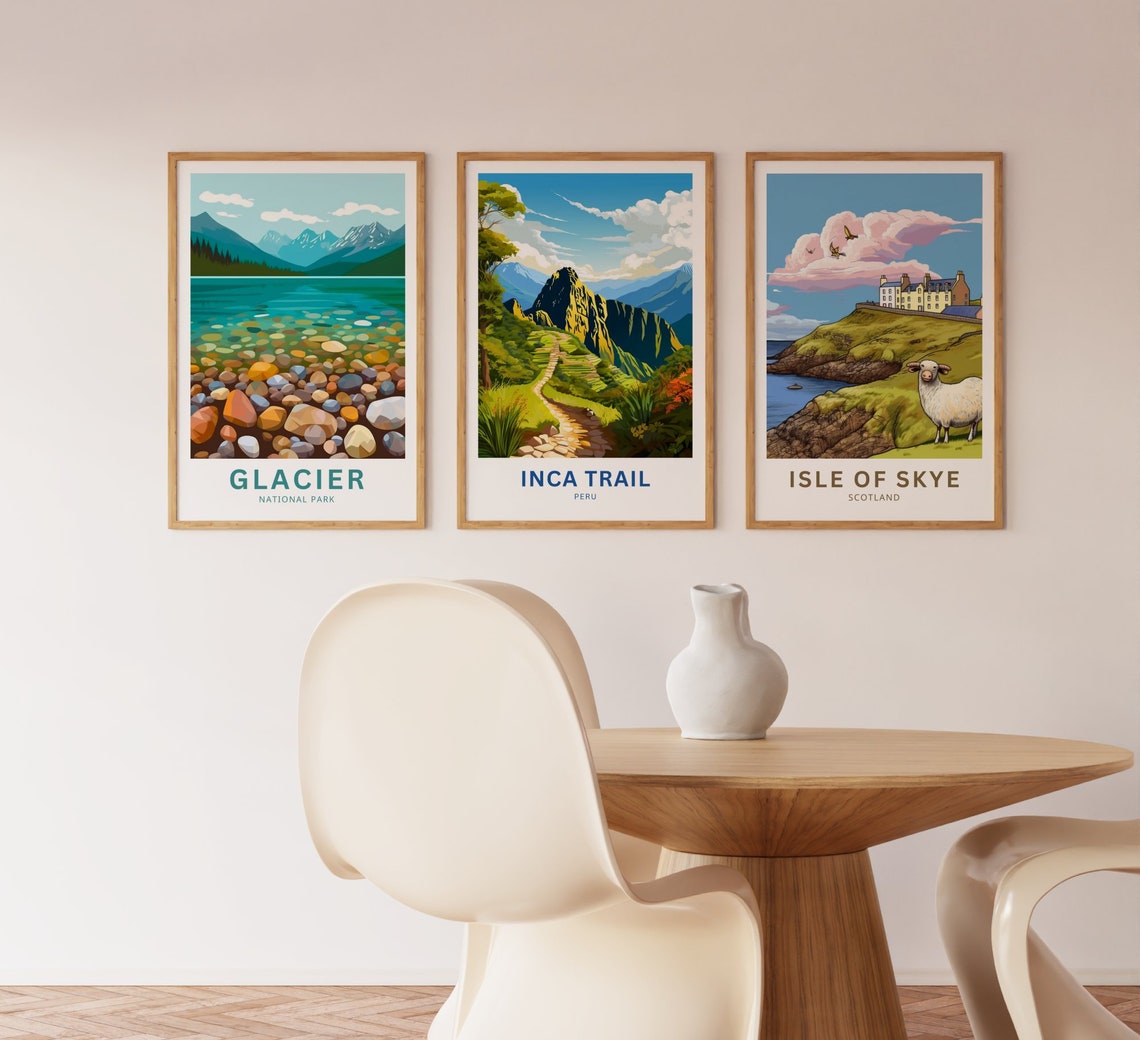 Personalized Inca Trail Travel Print Inca Trail Poster Peru Wall Art Framed Present Gift Peru Present - Image 3
