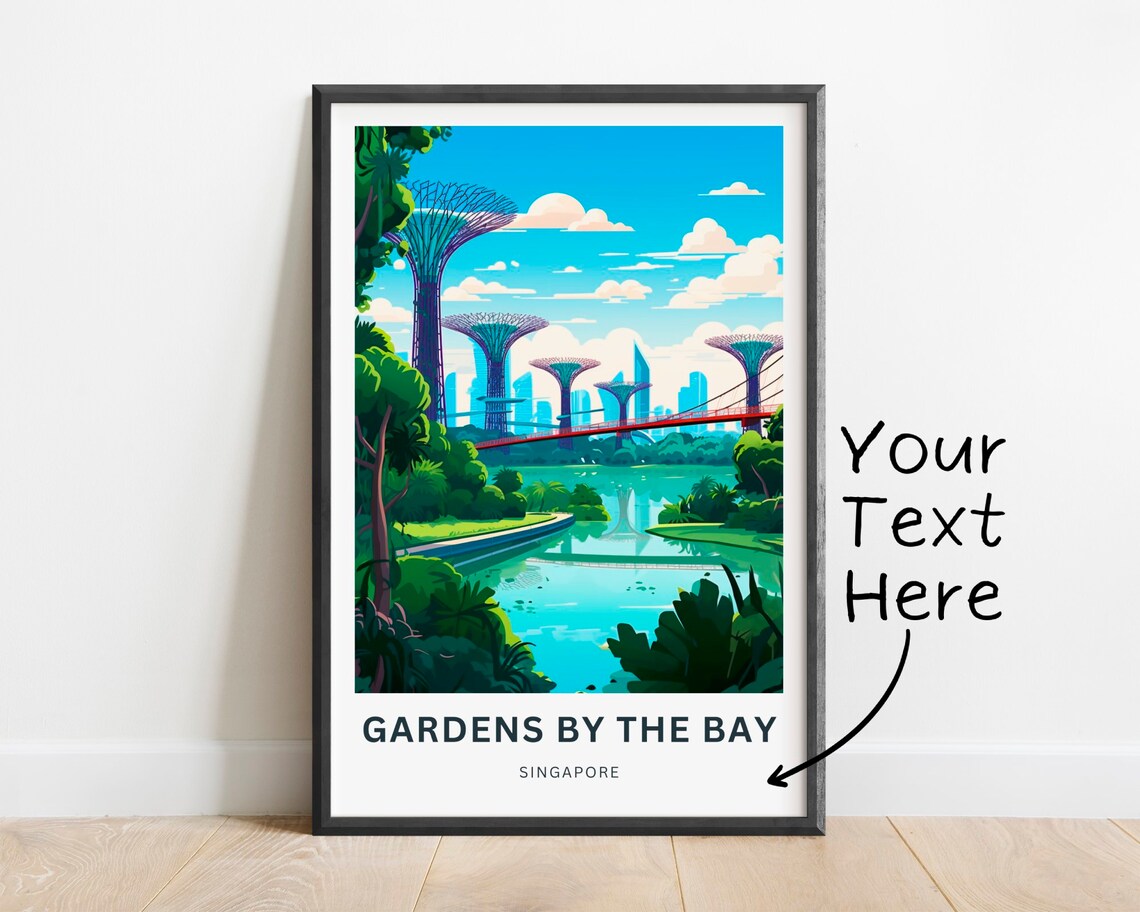 Gardens by the Bay Singapore Supertree Grove Personalized Poster