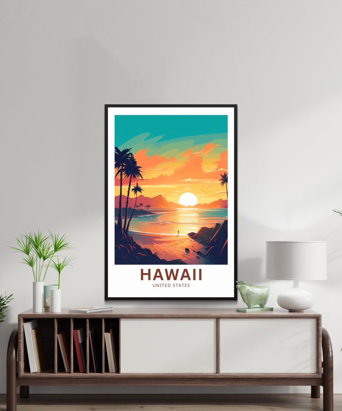 Hawaii Travel Poster, United States Wall Art - Image 2