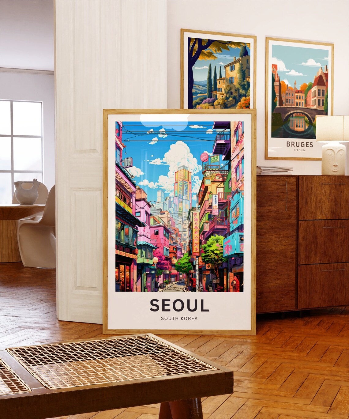 Personalized Seoul Travel Poster, South Korea Wall Art - Image 5