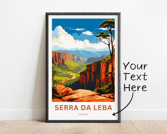 Personalized Serra Da Leba Print Serra Da Leba Poster Angola Wall Art Framed Present Gift Africa Present