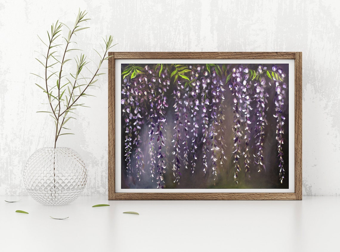 Wisteria Lilac Decor Art Print