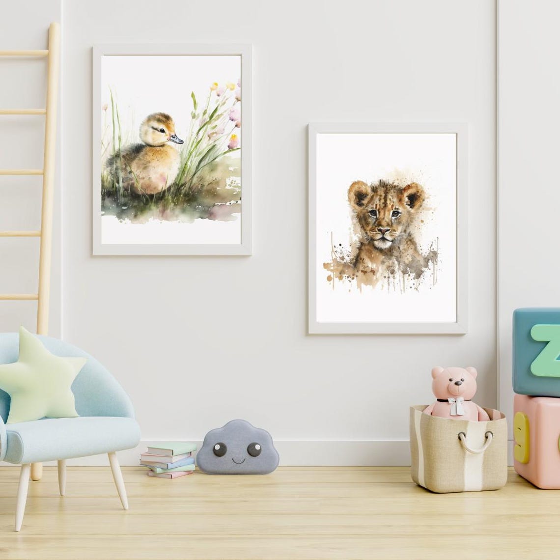 Duckling Minimalist Art Print - Image 4