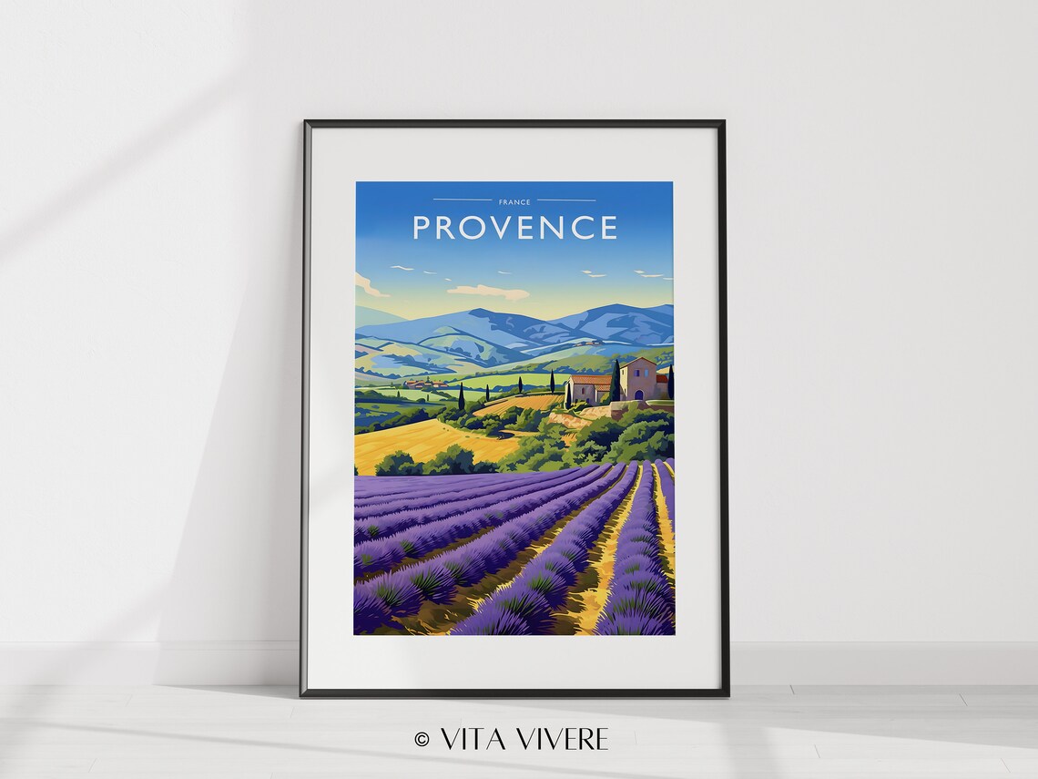 Provence Travel Poster, France Travel Art Print - Image 2