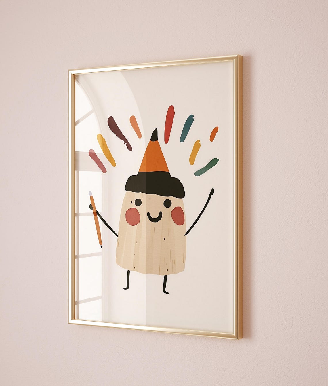 Cute Pencil Art Print Kids Study Room Decor Educational Wall Art Classroom Poster Playroom Decor - Image 2