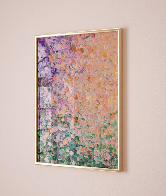 Bold Brushstroke Wall Art Colorful Abstract Contemporary Home Decor For Living Room Eclectic Priny