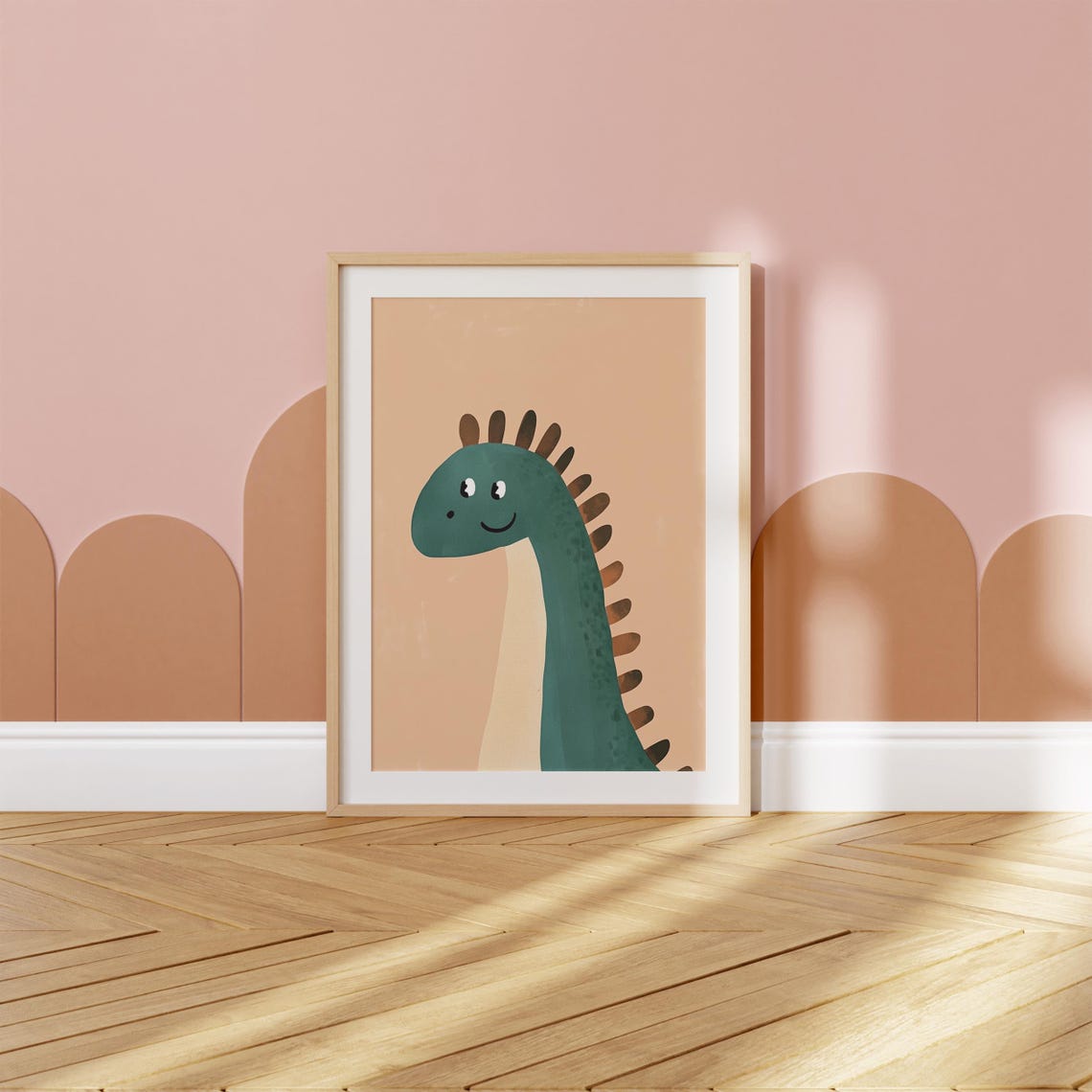 Fun Dinosaur Nursery Print Kids Room Poster Wall Art Playroom Dinosaur Decor Cute Wall Art