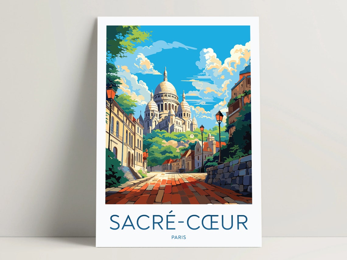 Sacr Coeur Poster Sacr Coeur Print Sacr Coeur Art Bedroom Decor Sacr Coeur Gifts Ideas Paris Wall Art Decor 121