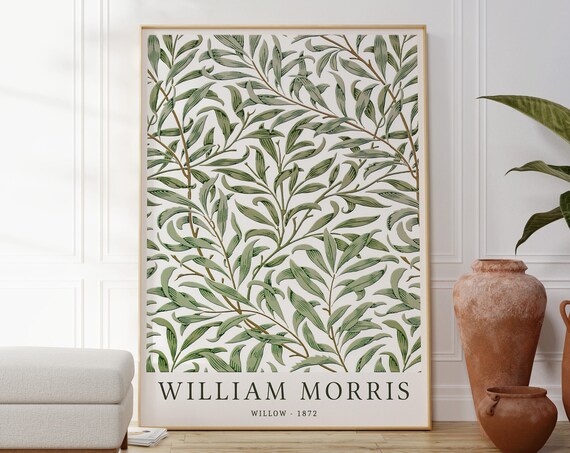William Morris Willow Botanical Pattern Art Print