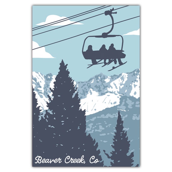 Beaver Creek Lift Postcard