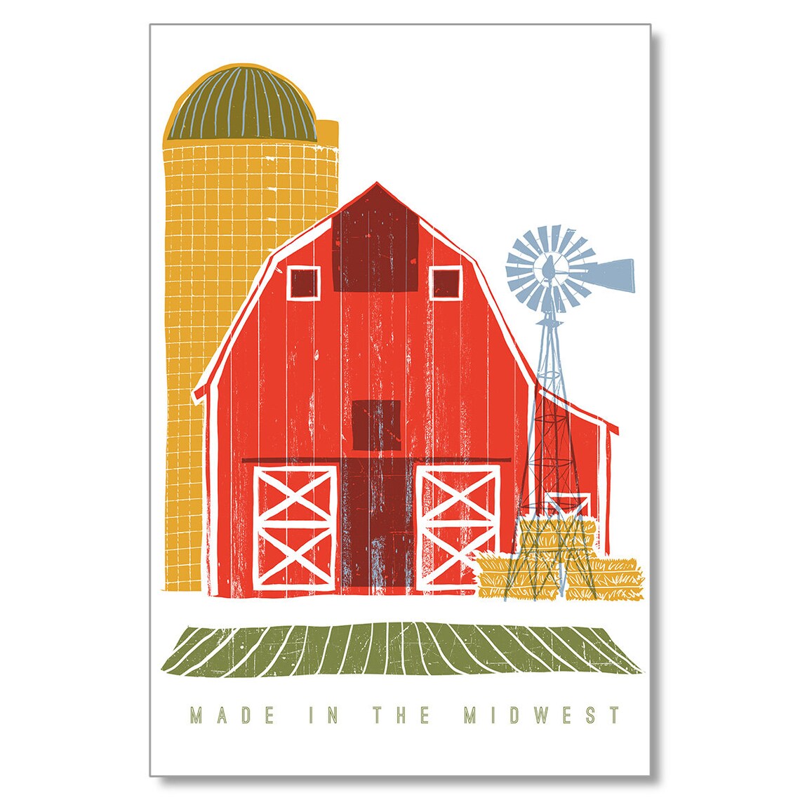 Made In The Midwest Travel Poster