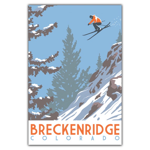 Breckenridge Catching Air Travel Poster