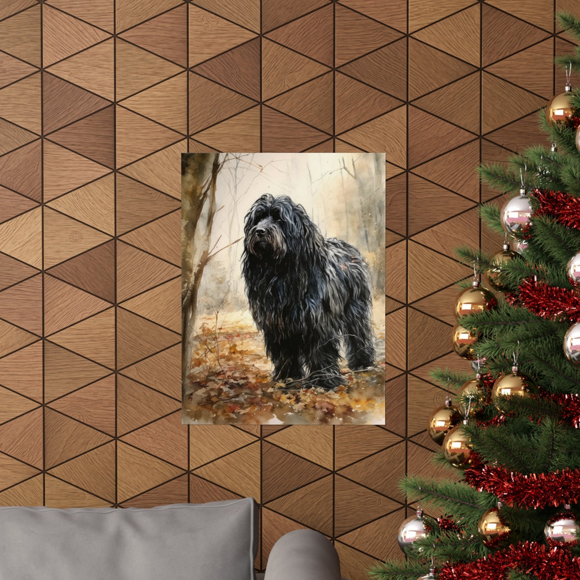 Puli Dog Art Print Dog Wall Art Animal Art Print Animal Art Poster Dog Lover Gift Colorful Animal Wall Art Cool Dog Art - Image 3