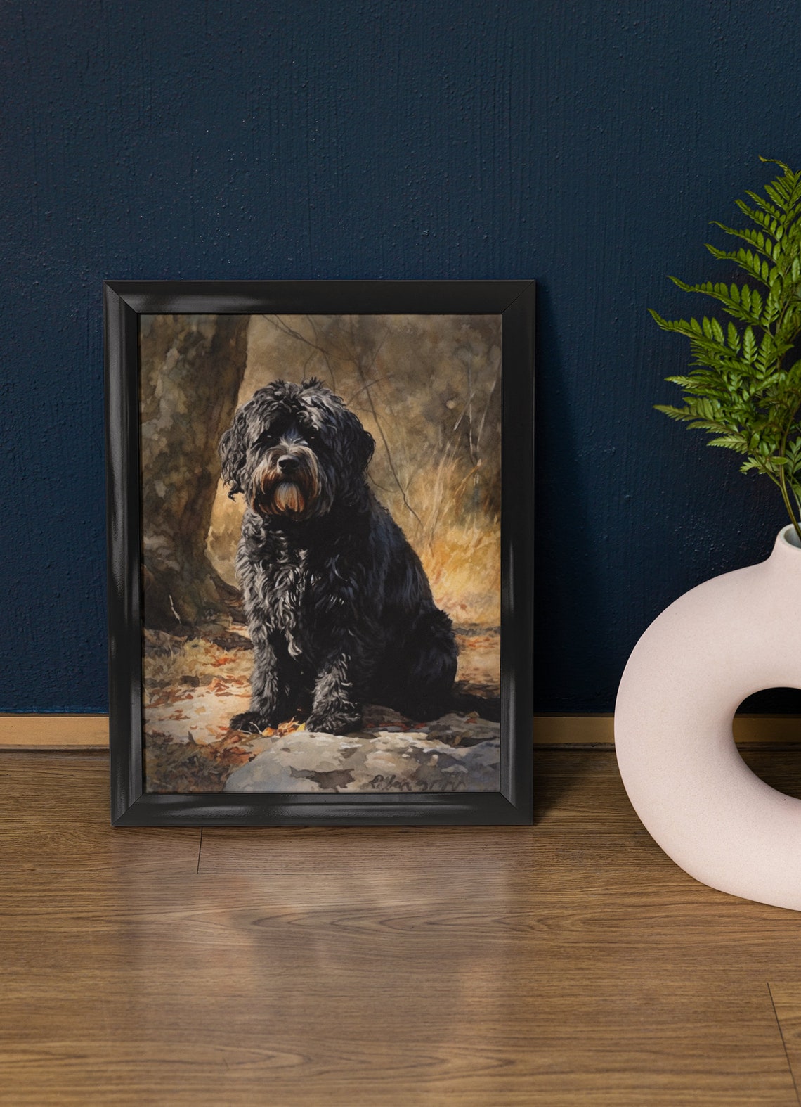 Puli Dog Art Print Dog Wall Art Animal Art Print Animal Art Poster Dog Lover Gift Colorful Animal Wall Art Cool Dog Art