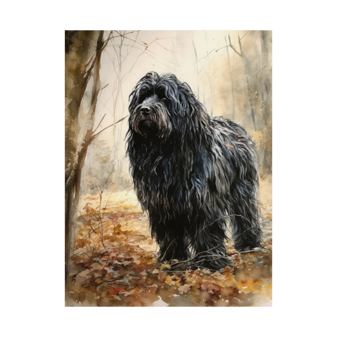 Puli Dog Art Print Dog Wall Art Animal Art Print Animal Art Poster Dog Lover Gift Colorful Animal Wall Art Cool Dog Art - Image 4