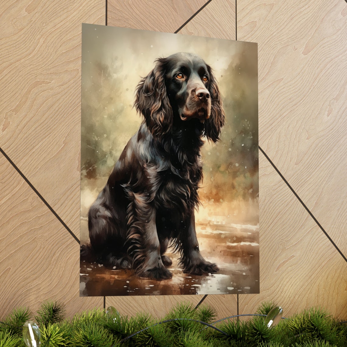 Boykin Spaniel Dog Art Print Dog Wall Art Animal Art Print Animal Art Poster Dog Lover Gift Colorful Animal Wall Art Cool Dog Art - Image 2
