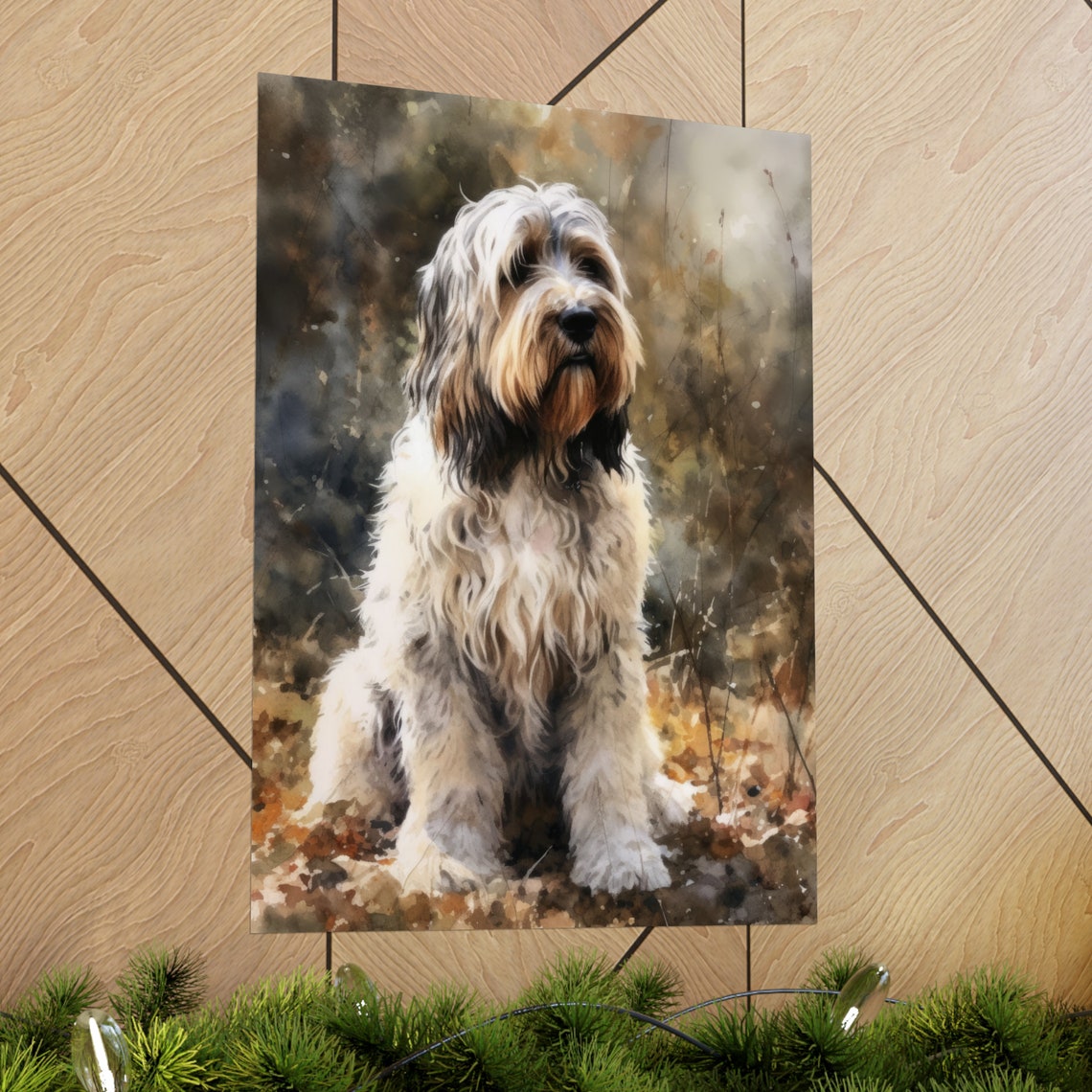 Petit Basset Griffon Vendeen Dog Art Print Dog Wall Art Animal Art Print Animal Art Poster Dog Lover Gift Colorful Animal Wall Art - Image 2