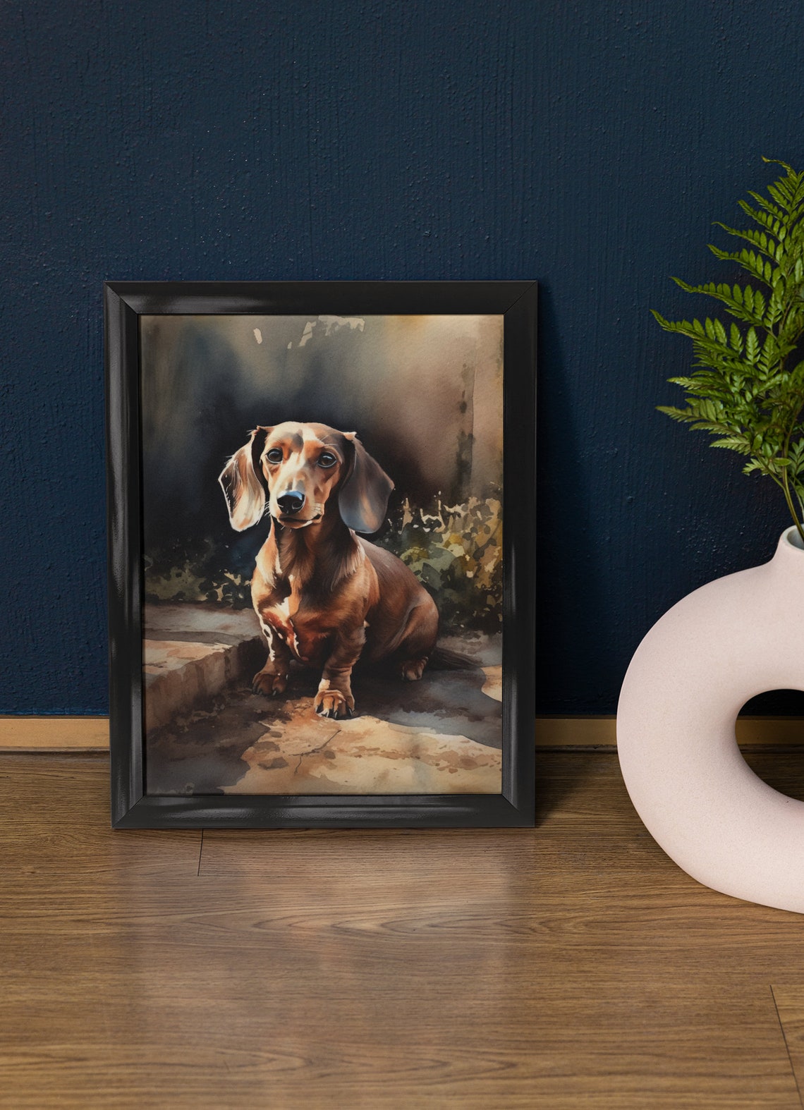 Dachshund Dog Art Print Dog Wall Art Animal Art Print Animal Art Poster Dog Lover Gift Colorful Animal Wall Art Cool Dog Art