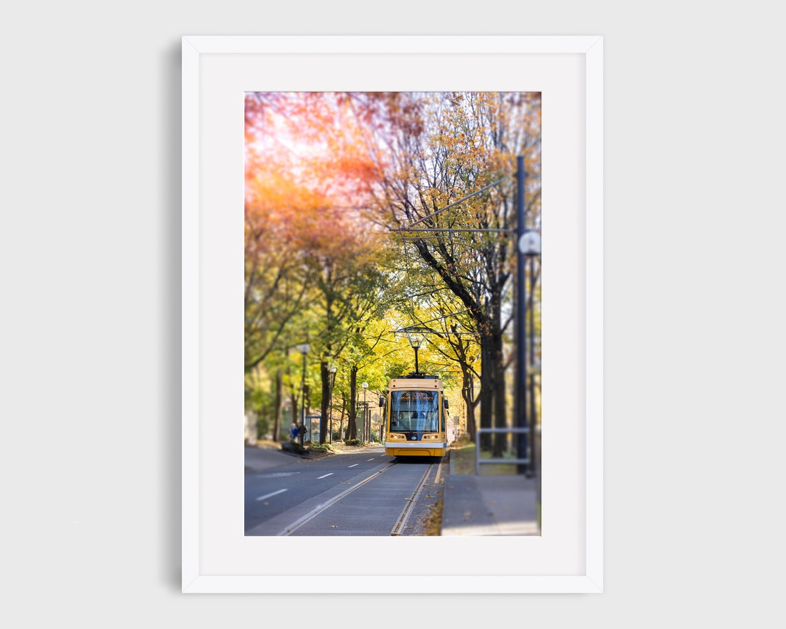 Portland Trolley Photography, Portland Autumn Photo