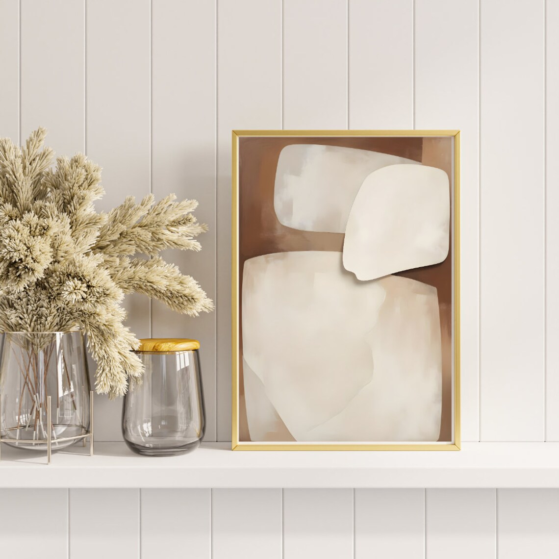 Modern Abstract Geometric Wall Decor, Wall Art Print - Image 2