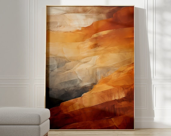 Abstract Wall Print Neutral Gallery Wall Art Exhibition Poster Modern Wall Art Aesthetic Room Decor Colorful Geometric Home Decor