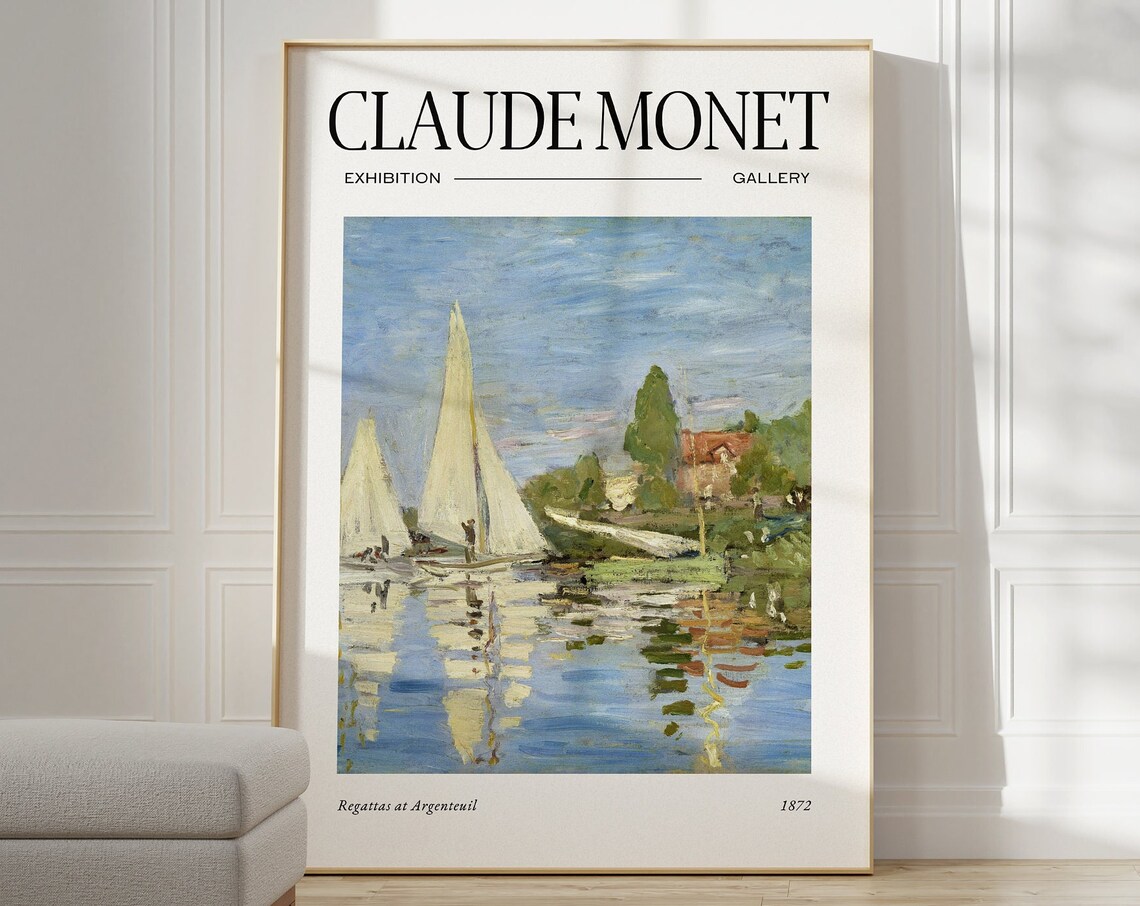 Claude Monet Best Friend Gift Art Print