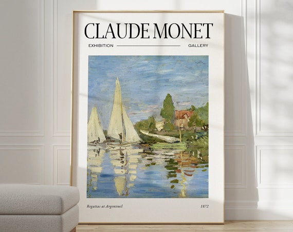 Claude Monet Best Friend Gift Art Print