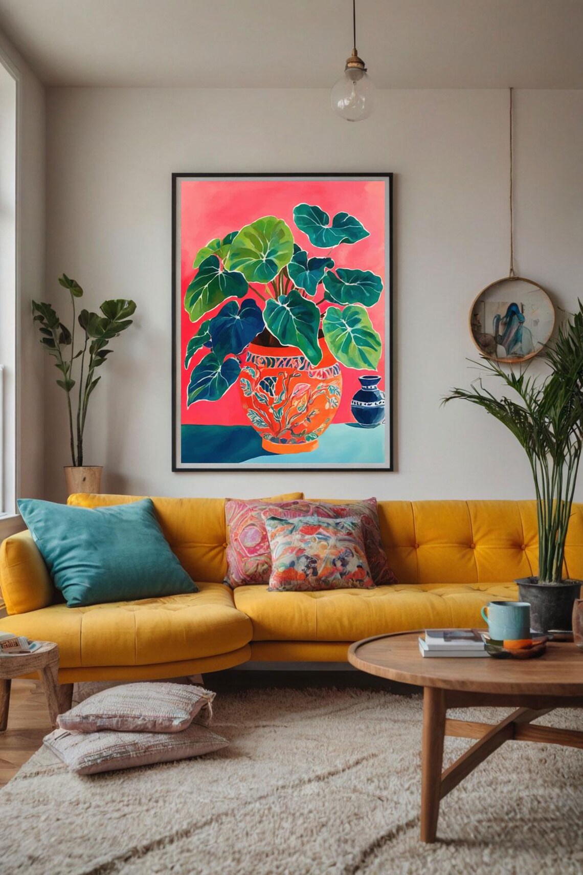 Bold Tropical Plant Illustration, Botanical Wall Art - Image 2