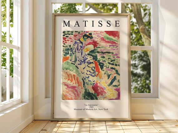 Henri Matisse La Japonaise 1905 MoMA Gallery Exhibition Poster