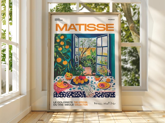 Henri Matisse Orange Tree Window Citrus Still Life Colorist Poster