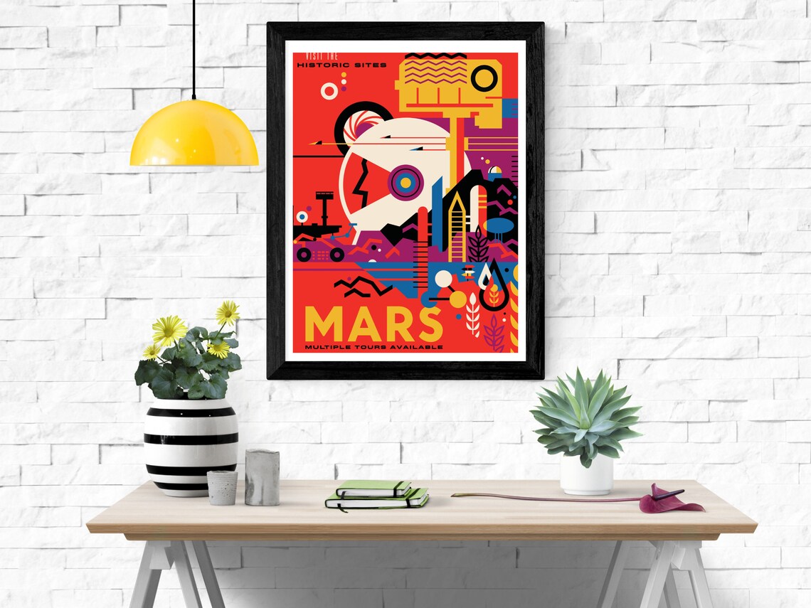Visions Of The Future Mars, Space Art - Image 6