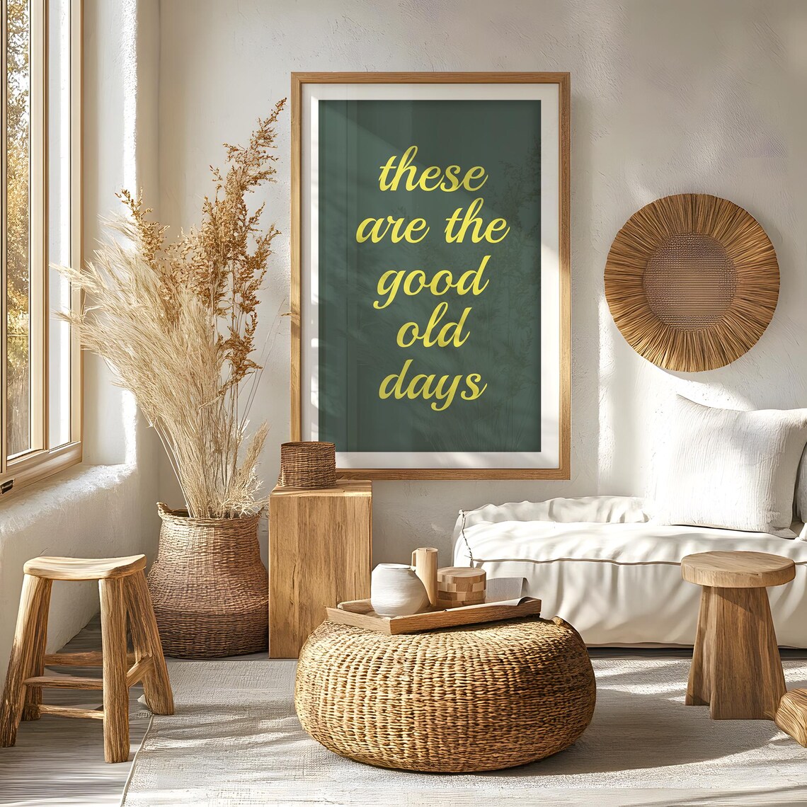 These Are The Good Old Days Motivational Quote Art - Image 3