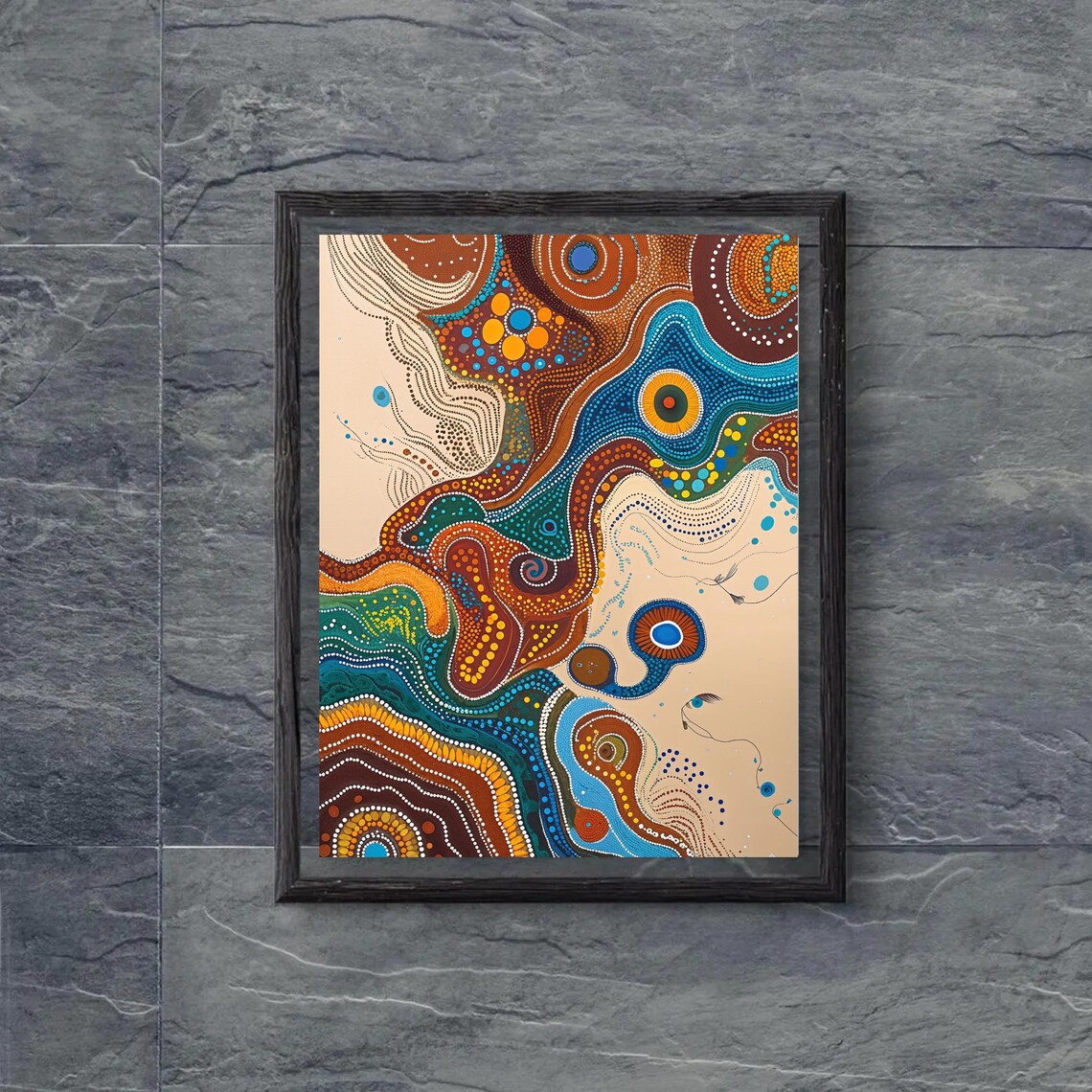 Australian Dot Art, Aboriginal Indigenous Decor
