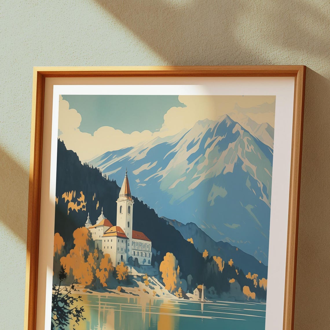 Lake Bled Slovenia Island Church Alpine Lakeside Scenic Poster - Image 5