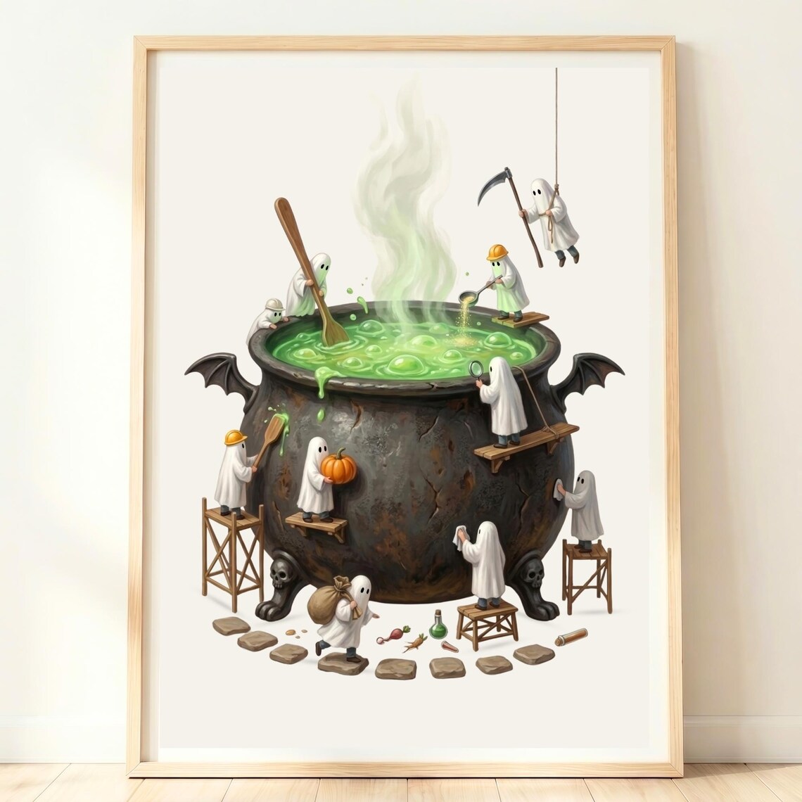Cauldron Witch Decor, Whimsical Halloween