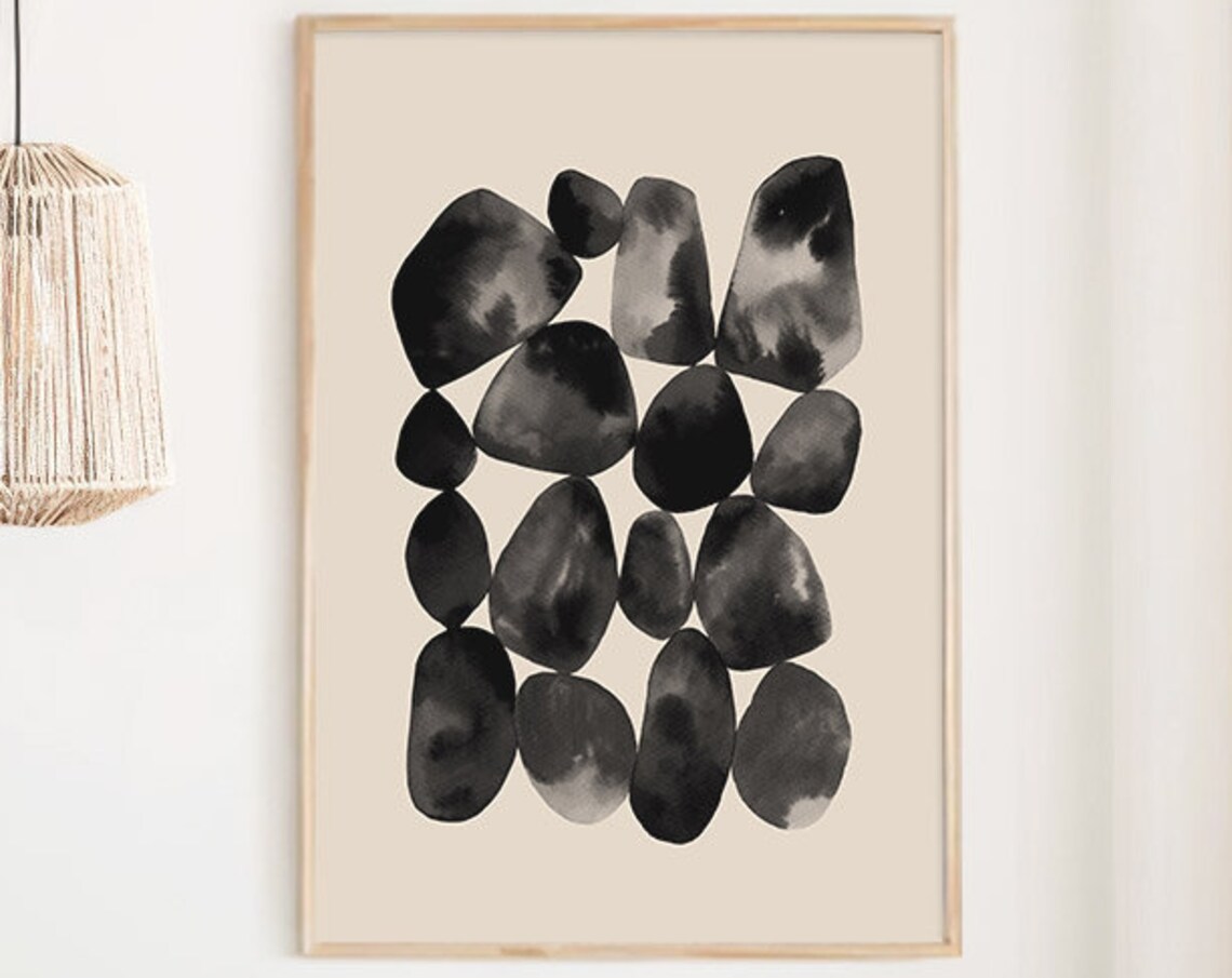 Abstract Geometric Print, Minimalist Wall Art