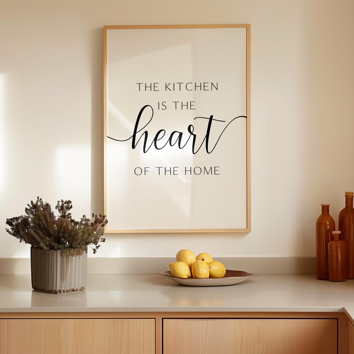 The Kitchen Is The Heart Of The Home, Minimal Art - Image 2