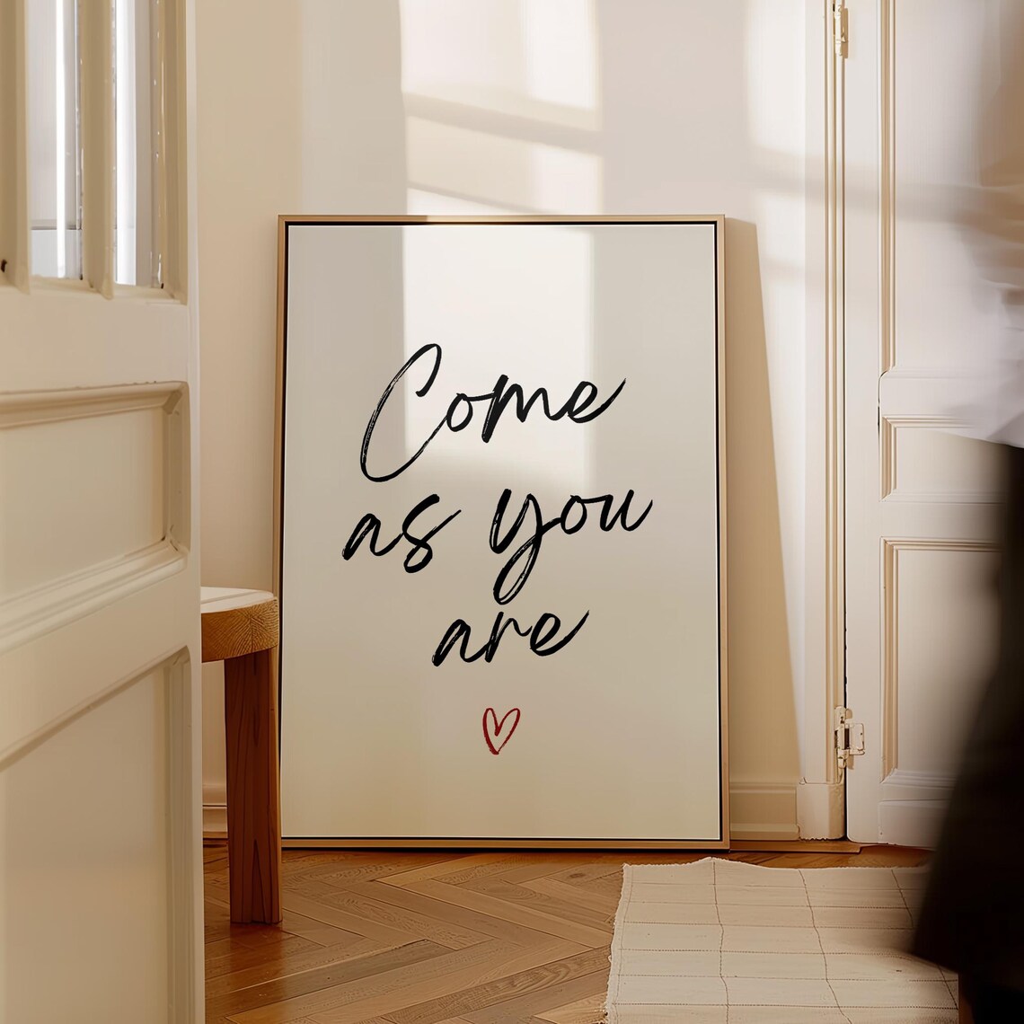 Come As You Are Inspirational Quote Art Print - Image 2