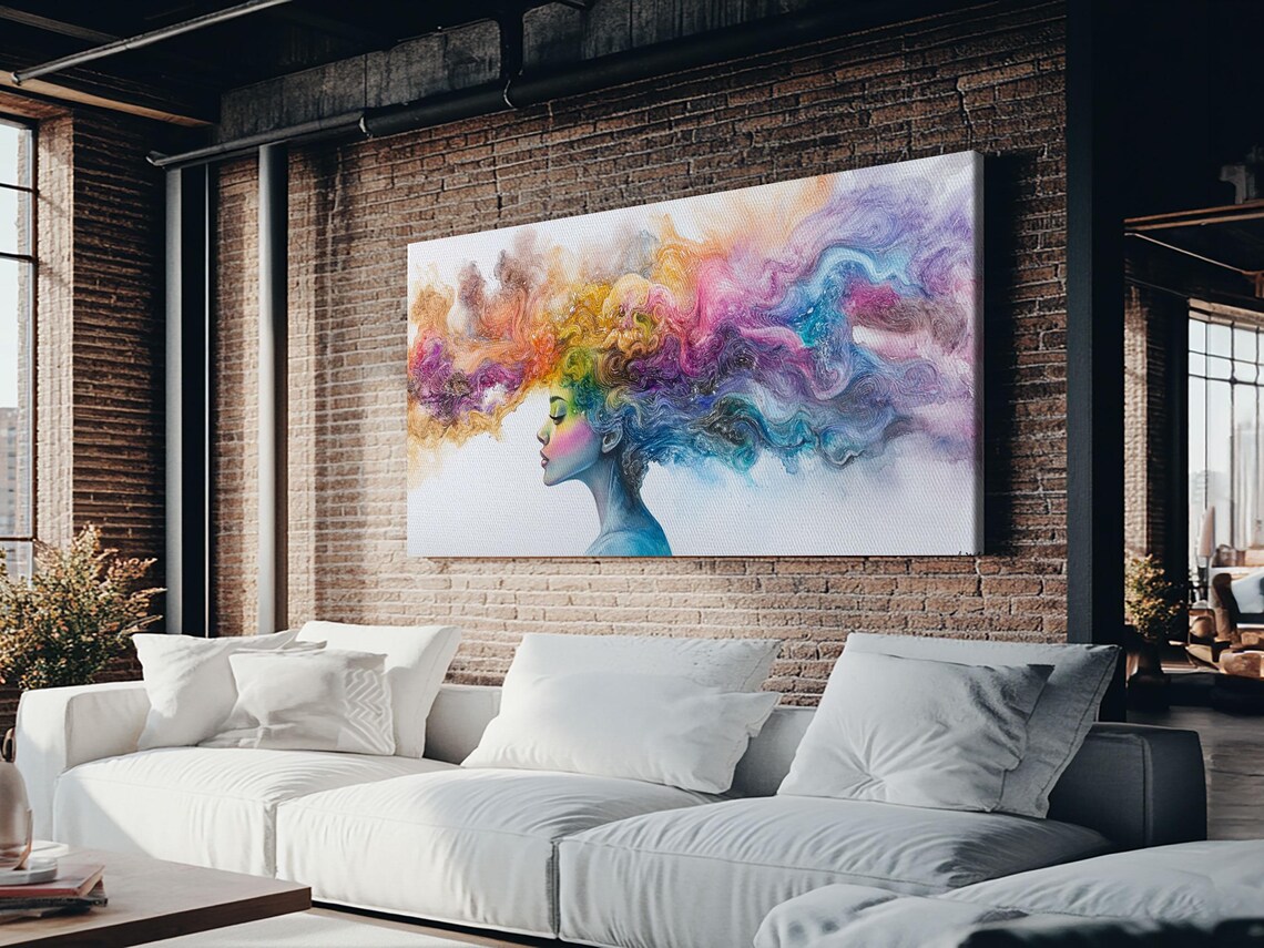 Mind Blowing Abstract Art, Colorful Rainbow